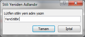 Office 2007 Stil İşlemleri
