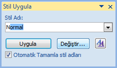 Stil İşlemleri