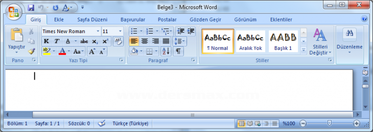 Office 2007stilleri Değiştir