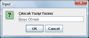 Java JColorChooser Kullanımı