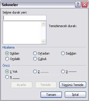 Office 2007 Stil İşlemleri