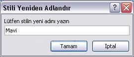 Office 2007 Stil İşlemleri