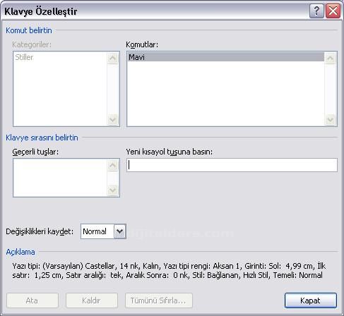Office 2007 Stil İşlemleri