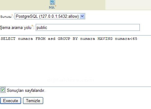 PostgreSQLde LIKE Kullanımı