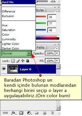 Layer Paneli ve Araçları