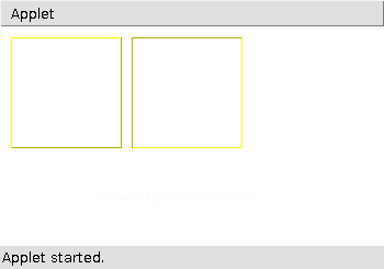 Java Drawrect, Fillrect , Clearrect , Draw3drect Ve Fill3drect Kullanımı