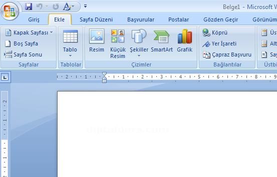 Office 2007 Tablo Özellikleri Penceresi