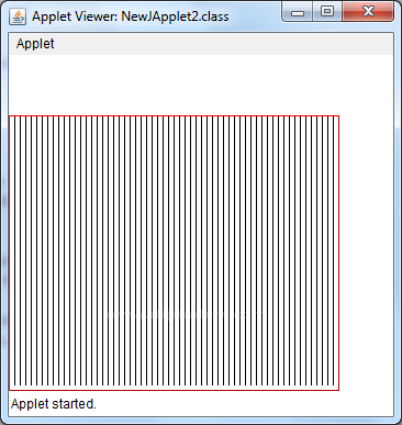 Java drawLine, drawRect, fillRect, clearRect ve drawRect3D Uygulaması