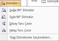 Office 2007 Resim Araçları