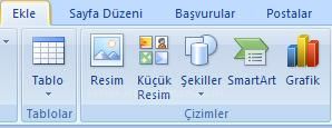 Office 2007 Resim Araçları