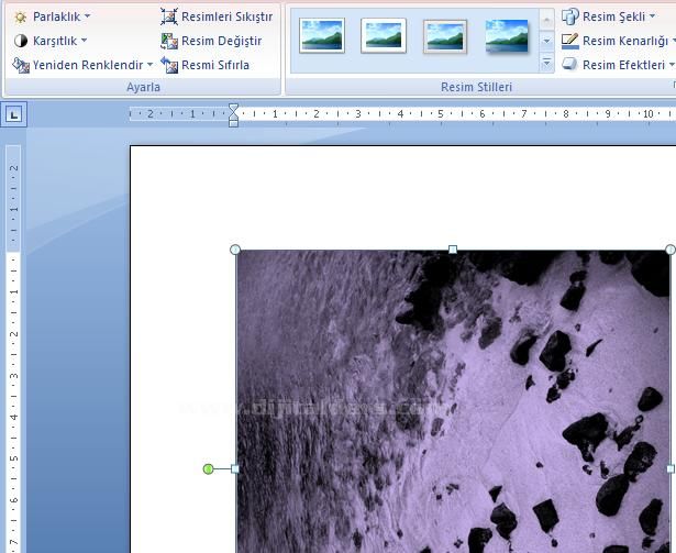 Office 2007 Resim Araçları