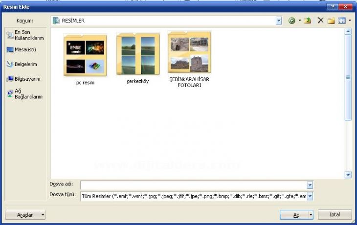 Office 2007 Resim Araçları