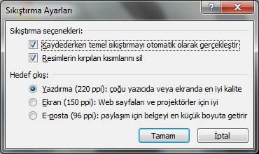 Office 2007 Resim Araçları