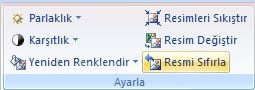 Office 2007 Resim Araçları