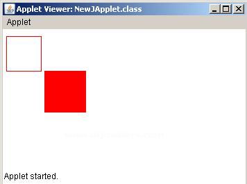 Java Drawrect, Fillrect , Clearrect , Draw3drect Ve Fill3drect