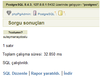 PostgresSQL Veri Tabanında String Fonksiyonları