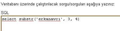 Postgressql Veri Tabanında String Fonksiyonları