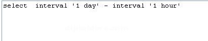Postgressql Veri Tabanında Date-time Fonksiyonlarıdatetime Operators