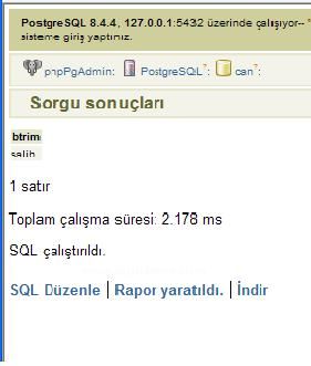 PostgresSQL Veri Tabanında String Fonksiyonları