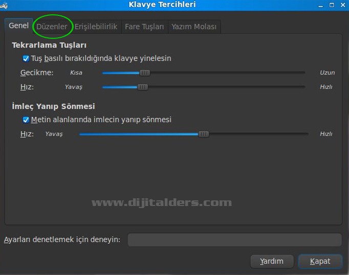 Linux Mİntde Klavye Değişimi