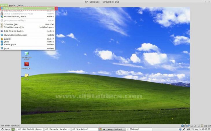 Virtualbox8216;da makine anlık durumunu kaydetmek.