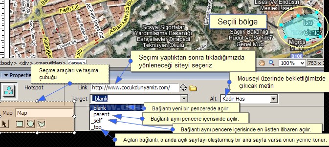 Map Özelliği