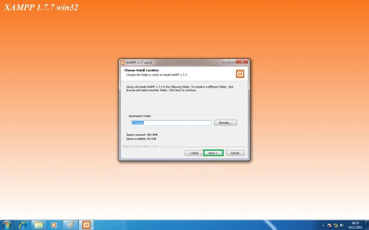 Xampp Kurulumu
