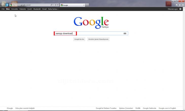XAMPP KURULUMU