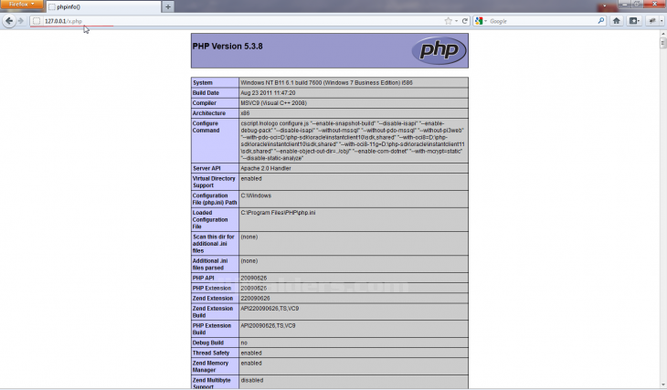 Xampp Kurulumu
