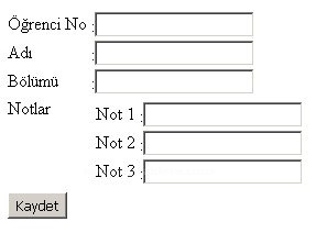 Mysql Klası Kullanılarak Yapılan Öğrenci Kayıt Uygulaması