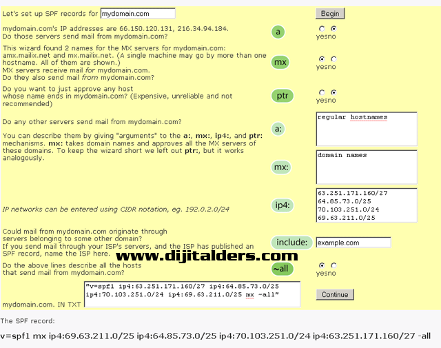 Emaillerin Hotmail, Yahoo Gibi Mail Sunucularına Gitmemesi Yada Junk, Bulk, Spam Olarak Gitmesinin Çözümü