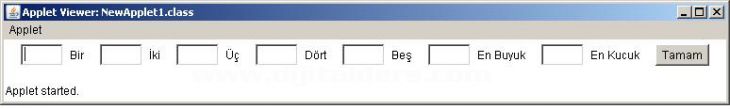 Applet Form örnekleri