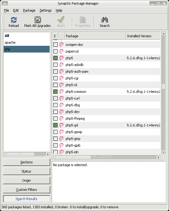 Apache PHP MYSQL Kurmak