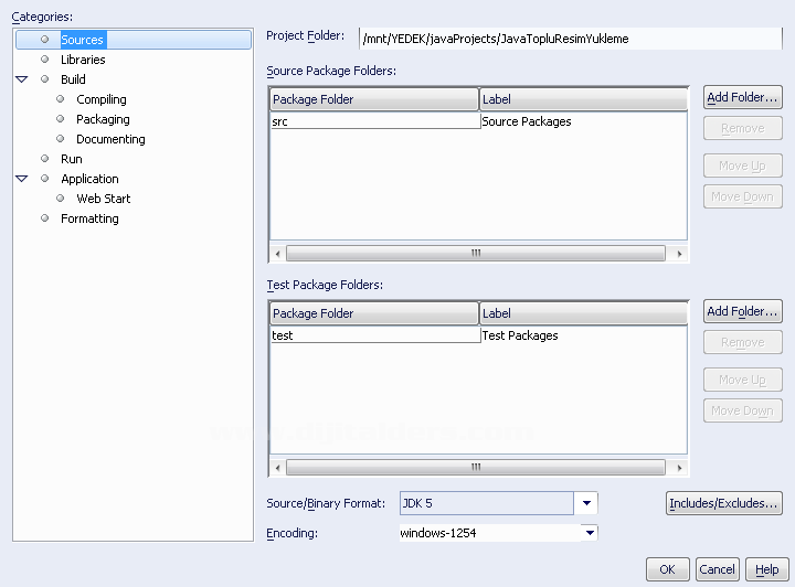 NetBeans IDE üzerinden Applet parametleri tanımlamak