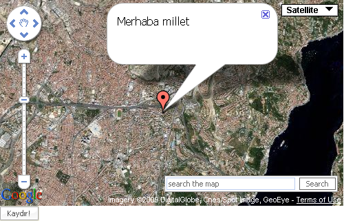 Google Map Kullanarak Harita Tasarlamak