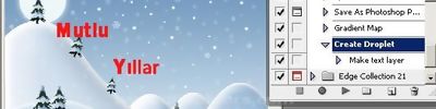 Automate Menüsünden Create Droplet