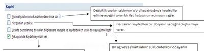 Word 2007seçeneklerinden Gelişmiş Ve Popüler Menüsü