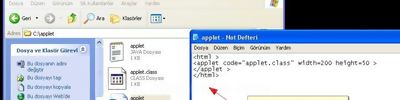 Konsolda Ve Netbeans Ta İlk Applet Kodunun Yazılması Ve Çalıştırılması, Appletviewerin Kullanılması