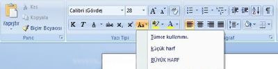 Büyük Harf Küçük Harf Değiştir