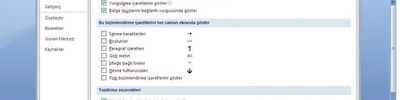 Office 2007 Word Seçenekleri