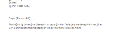 Office 2007 Word Şablonları