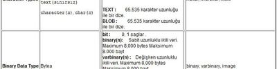 Postgresql Data Types Veri Tipleri Den Monetary Types, Character Types, Binary Data Type, Boolean Type Msql Ve Mysql Karşılaştırmalı