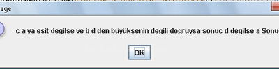 Javada Opeatorler