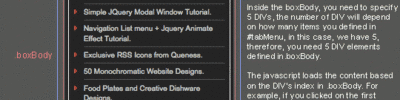 Jquery Tab Menu Örneği