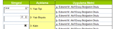 Excel ile Tablo Biçimlendirme Uygulamaları