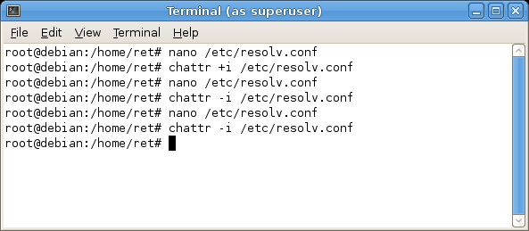 Linuxta DNS sunucu adresini değiştmek