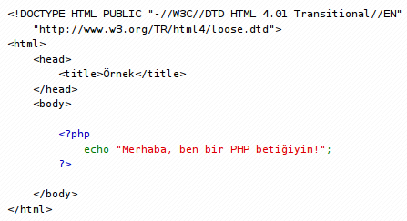 PHP nedir?