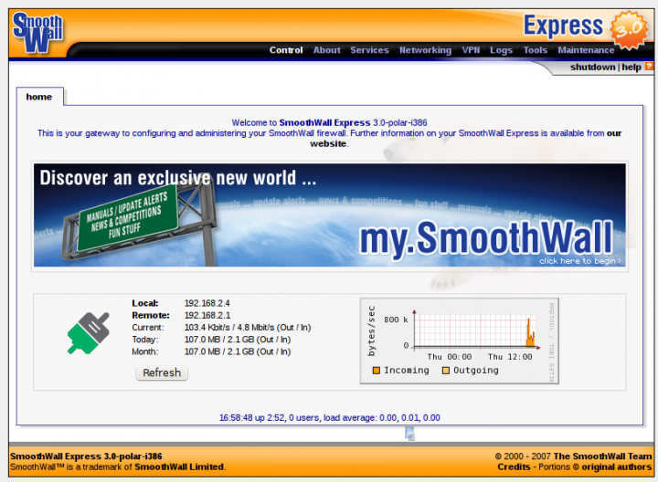 SmoothWall Express Kullanımı