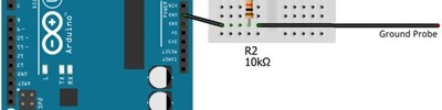 Arduino ile LCD Voltmetre Yapımı Projede voltaj değerlerini göstermek için LCD ekran kullanılmıştır.