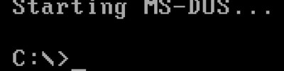 MS-DOS Komut Sistemi